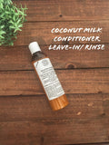 Coconut Milk Natural Conditioner Leave-In Creme/Rinse