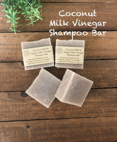 Coconut Milk &Apple Cider Vinegar Shampoo Bar/ Adds Body and Bounce